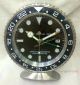 Copy Rolex GMT Master II Stainless steel Pepsi Bezel Table Clock 245mm (4)_th.jpg